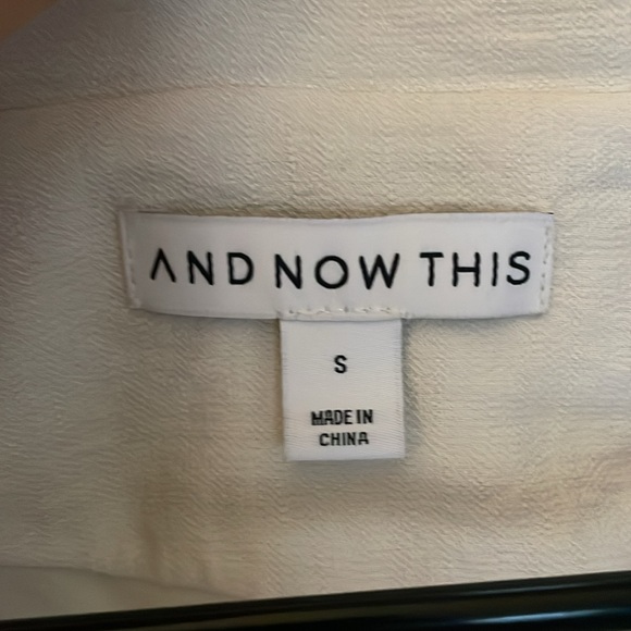 Oversized cream blazer - Picture 3 of 4